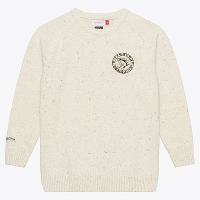  Pittsburgh Penguins Mitchell & Ness Cookies & Cream Sweater - Cream