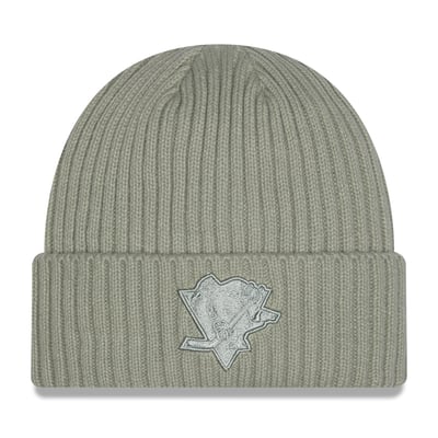 Pittsburgh Penguins New Era Color Pack Cuffed Knit Hat - Sage Green