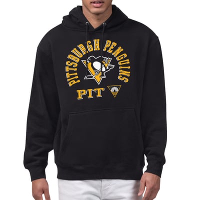 Pittsburgh Penguins Starter All-Around Fan Hoodie - Black