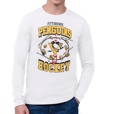Pittsburgh Penguins Starter Tilly Long-Sleeve T-Shirt - White