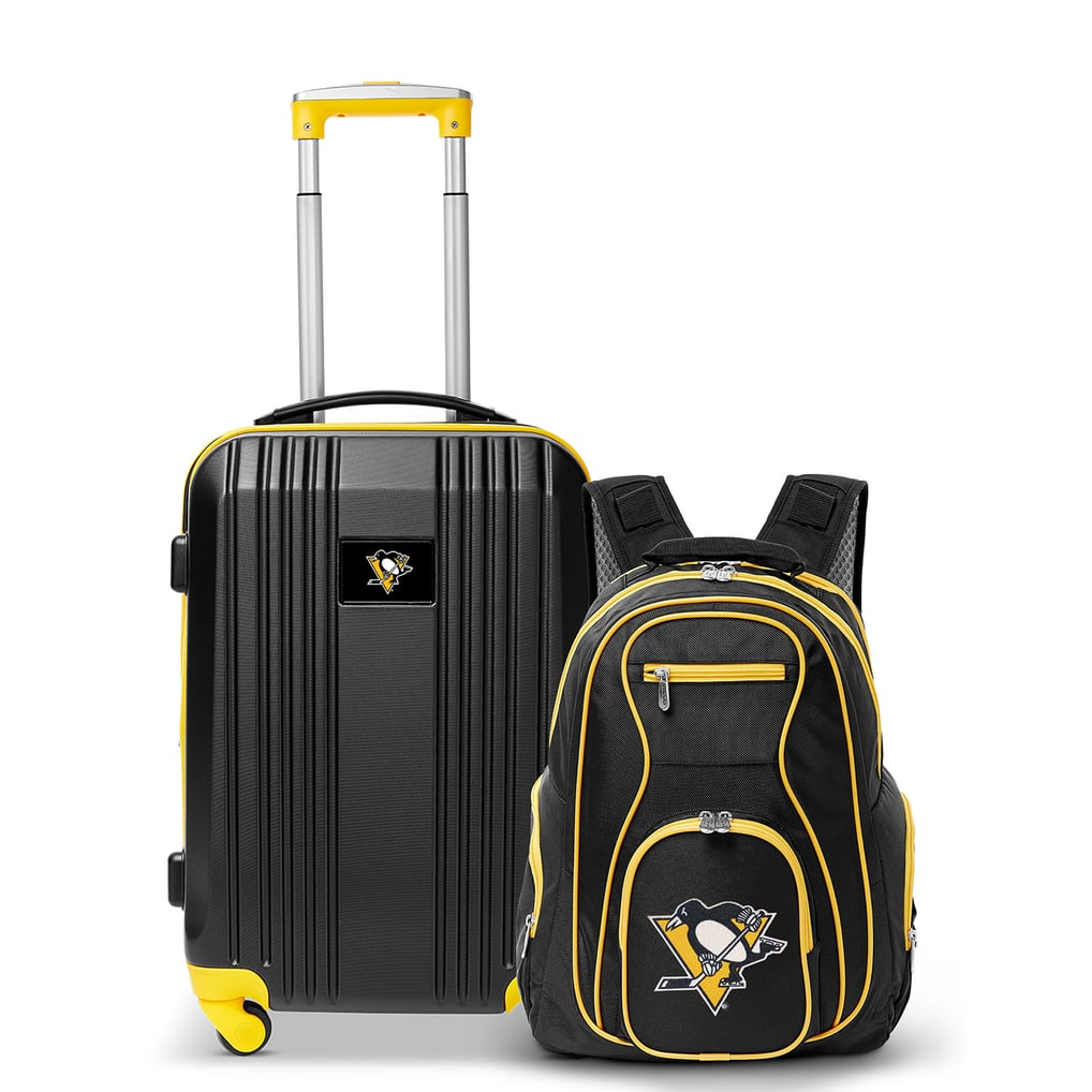 Pittsburgh Penguins MOJO 2-Piece Luggage & Backpack Set - Black