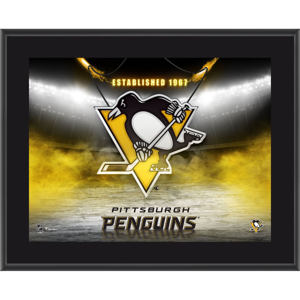 Pittsburgh Penguins Fanatics Authentic 10.5" x 13" Horizontal Team Logo Sublimated Plaque