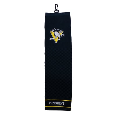 Pittsburgh Penguins 16" X 22" Tri-Fold Embroidered Scrubber Golf Towel