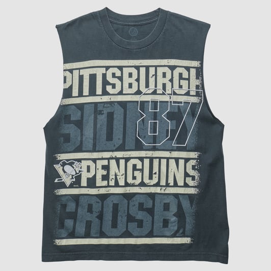 Pittsburgh Penguins 2010s Tank - Black - S by Fanatics Real Vintage