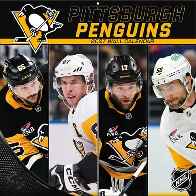 Pittsburgh Penguins 2027 12” x 12” Team Wall Calendar