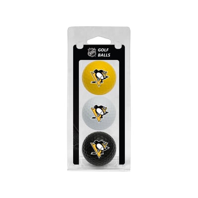 Pittsburgh Penguins 3-Pack Multi-Colored Team Golf Ball Set