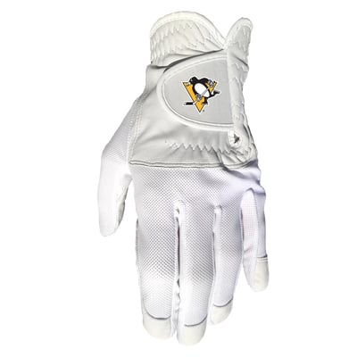 Pittsburgh Penguins Cool Mesh Cabretta Leather Golf Glove