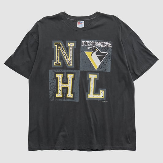 Pittsburgh Penguins Hanes 1994 T-shirt - Black - 2XL by Fanatics Real Vintage