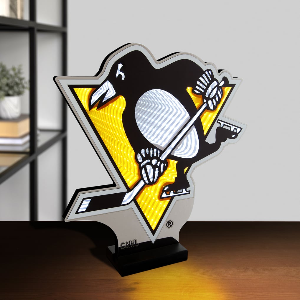 Pittsburgh Penguins LED Infinity Logo Light