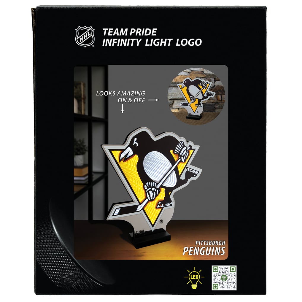 Pittsburgh Penguins LED Infinity Logo Light