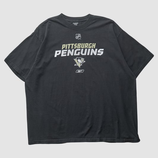 Pittsburgh Penguins Reebok 2000s T-shirt - Black - 2XL by Fanatics Real Vintage