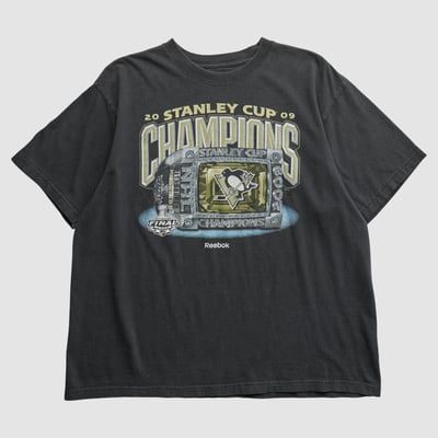 Pittsburgh Penguins Reebok 2009 T-shirt - Black - 2XL by Fanatics Real Vintage
