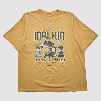 Pittsburgh Penguins Reebok 2009 T-shirt - Yellow - 2XL by Fanatics Real Vintage