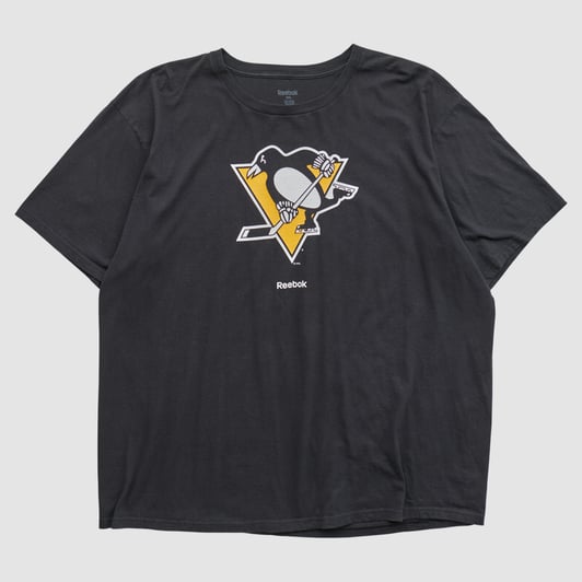 Pittsburgh Penguins Reebok 2010s T-shirt - Black - 2XL by Fanatics Real Vintage