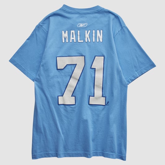 Pittsburgh Penguins Reebok 2010s T-shirt - Light Blue - XS by Fanatics Real Vintage