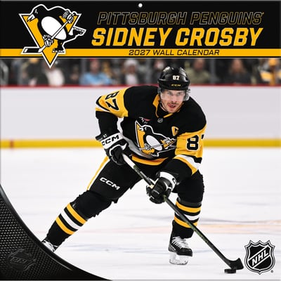 Sidney Crosby Pittsburgh Penguins 12" x 12" 2027 Player Wall Calendar
