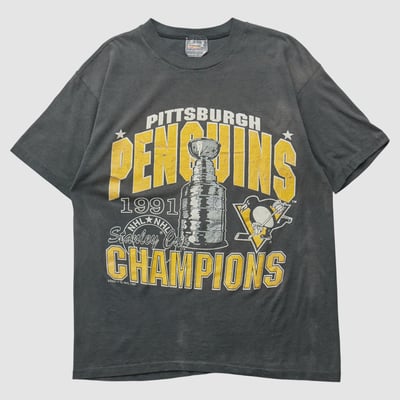 Stanley Cup Skimmers 1991 T-shirt - Black - M by Fanatics Real Vintage