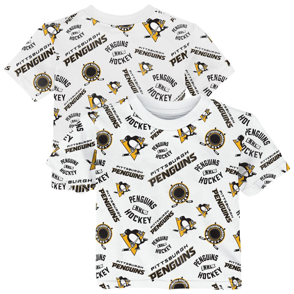 Pittsburgh Penguins Outerstuff Toddler Run Down All-Over-Print T-Shirt - White