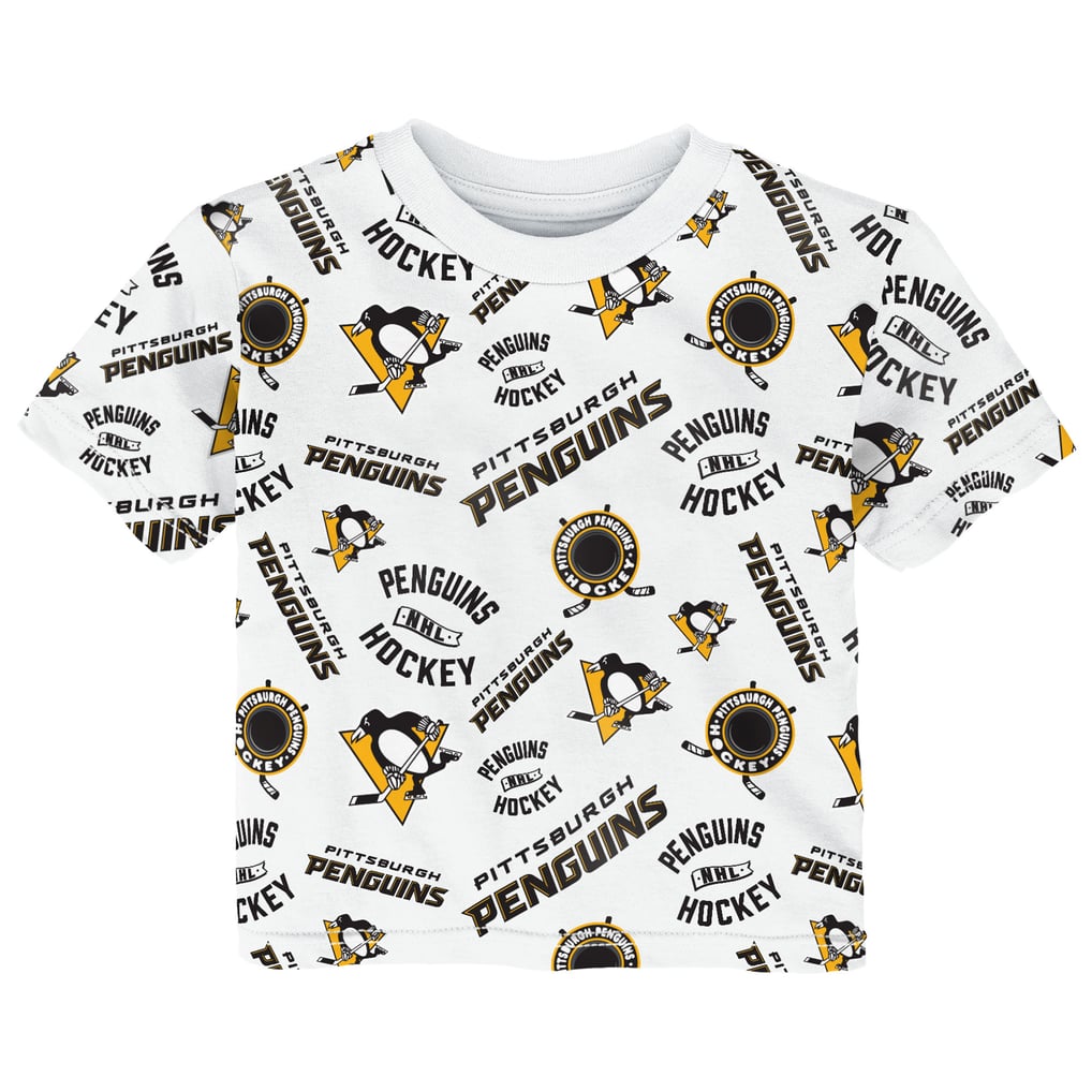 Pittsburgh Penguins Outerstuff Toddler Run Down All-Over-Print T-Shirt - White