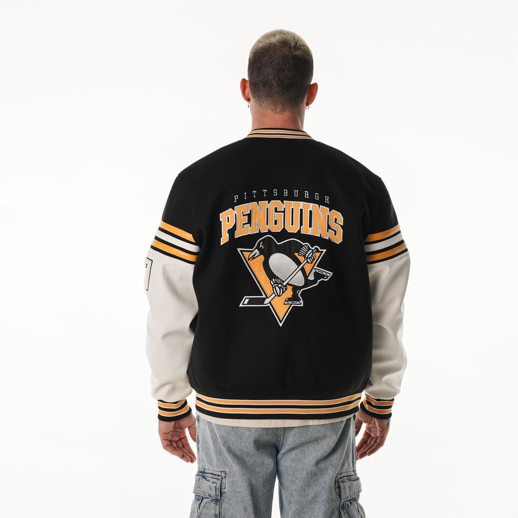 Unisex Pittsburgh Penguins The Wild Collective Black Drop Shoulder Full ...