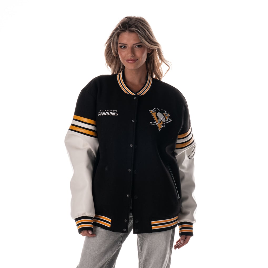 Unisex Pittsburgh Penguins The Wild Collective Black Drop Shoulder Full ...