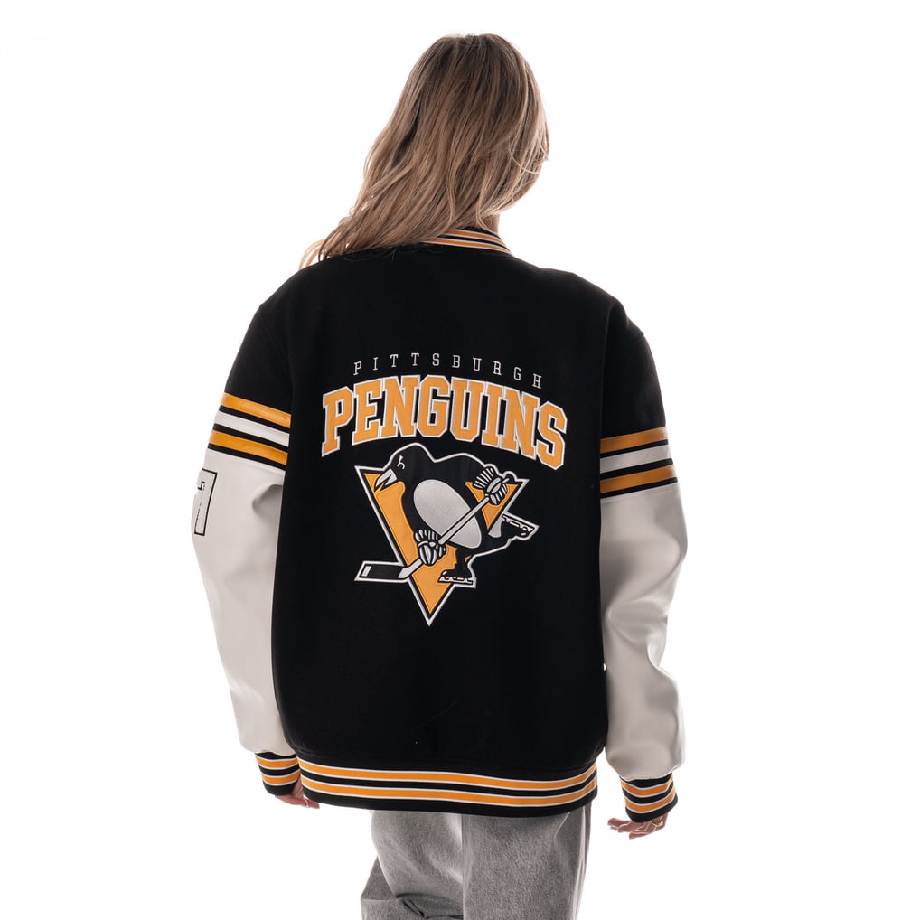 Unisex Pittsburgh Penguins The Wild Collective Black Drop Shoulder Full ...