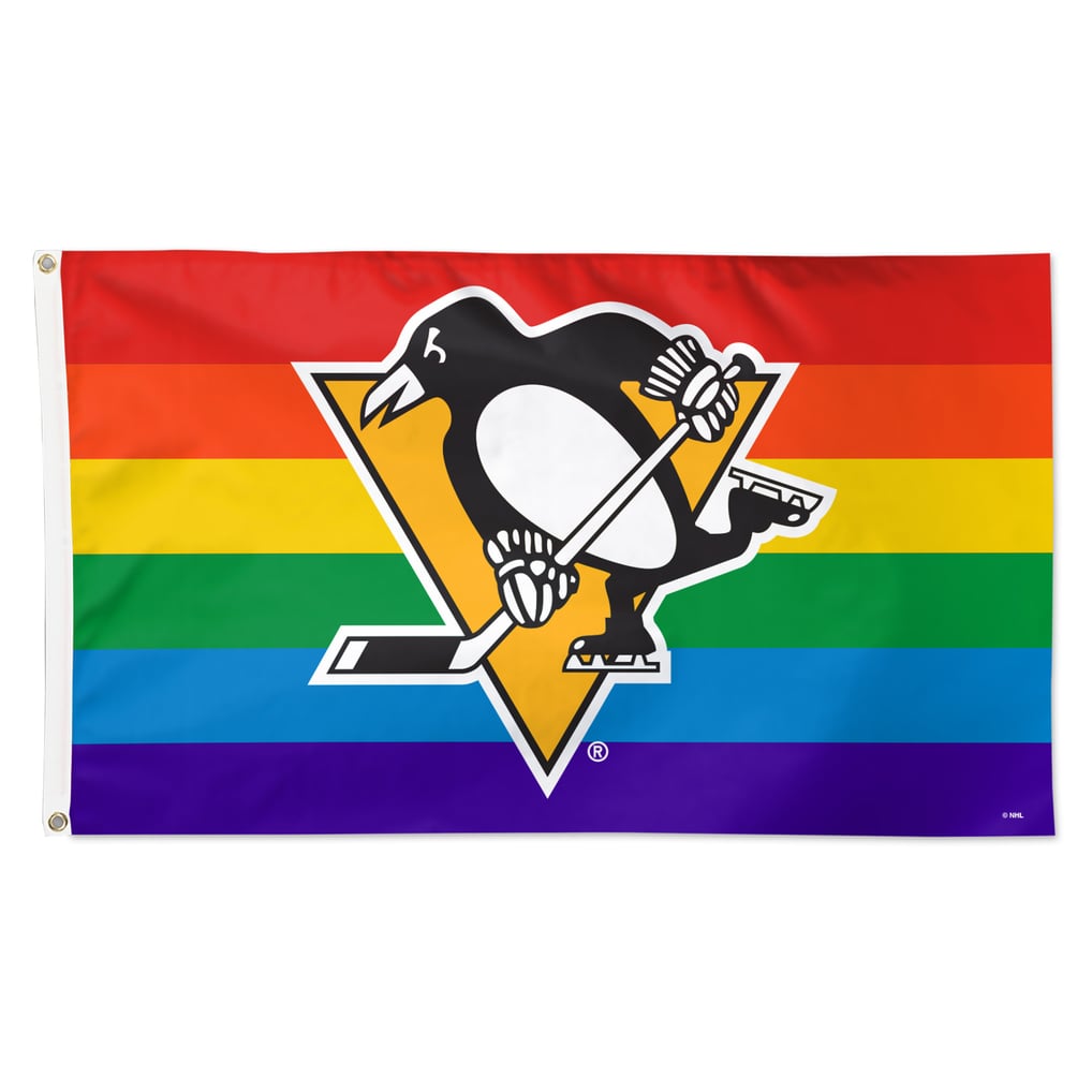 Pittsburgh Penguins WinCraft 3' x 5' Single-Sided Deluxe Team Pride Flag