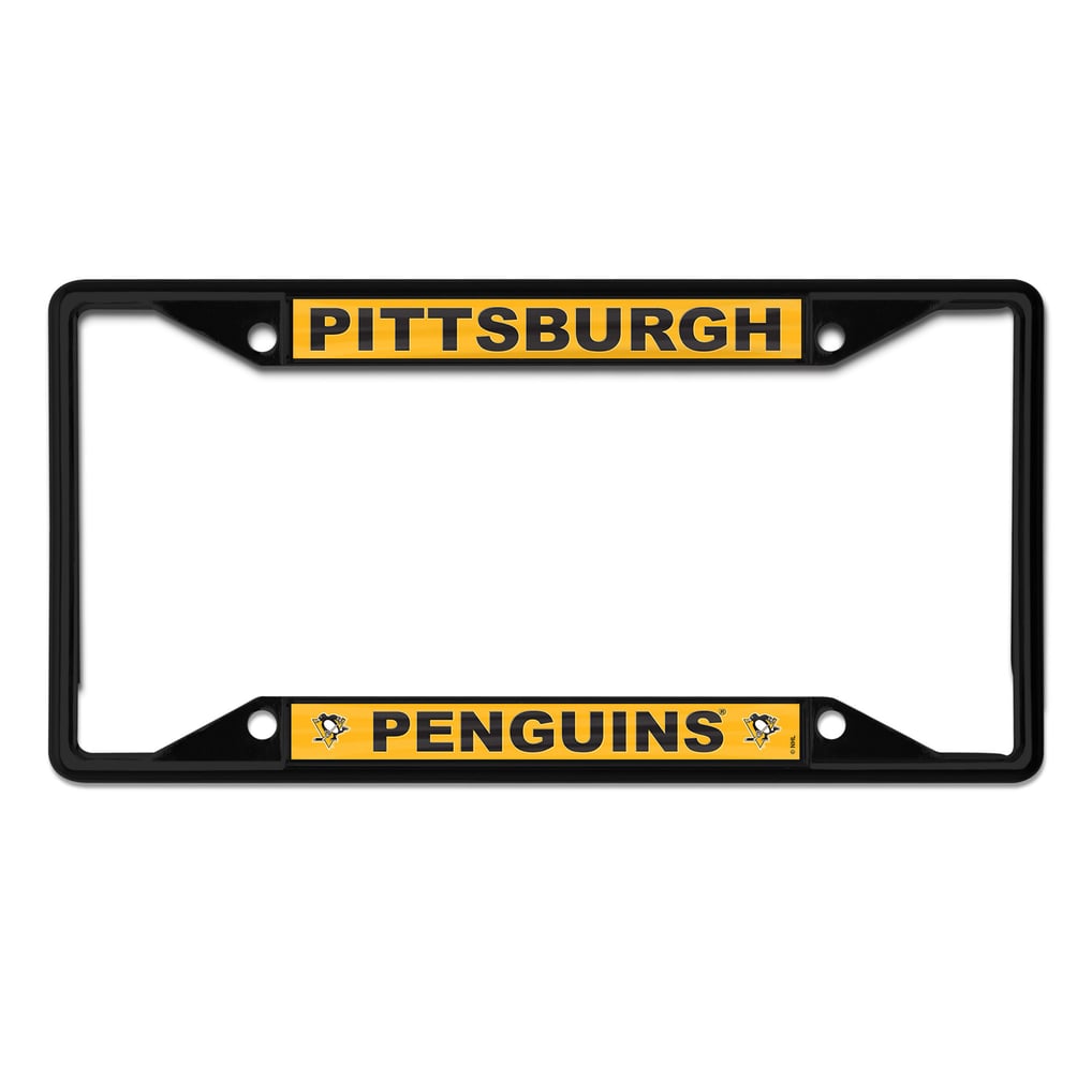 Pittsburgh Penguins WinCraft Chrome Colored License Plate Frame
