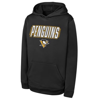 Pittsburgh Penguins Outerstuff Youth Sack Party Performance Hoodie - Black
