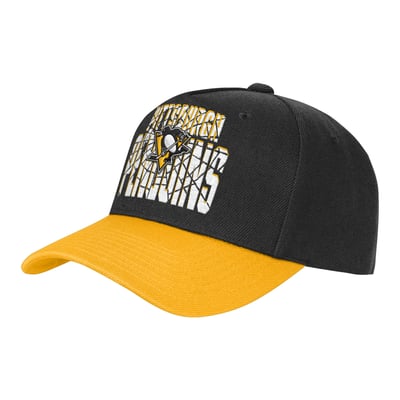 Pittsburgh Penguins Outerstuff Youth Ice Breaker Adjustable Hat - Black/Gold