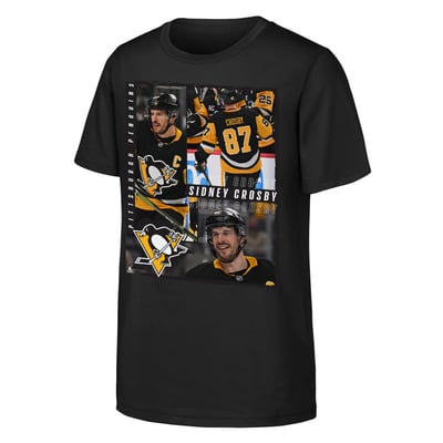 Sidney Crosby Pittsburgh Penguins Outerstuff Youth All For One T-Shirt - Black