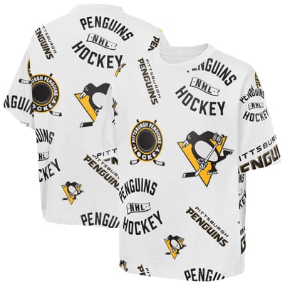  Pittsburgh Penguins Outerstuff Youth Unstoppable Elevated T-Shirt - White
