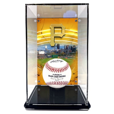  Pittsburgh Pirates Fanatics Authentic Tall Baseball Display Case with Image