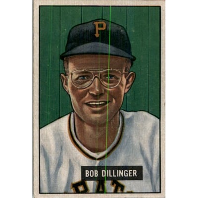 1951 Bowman #63 Bob Dillinger