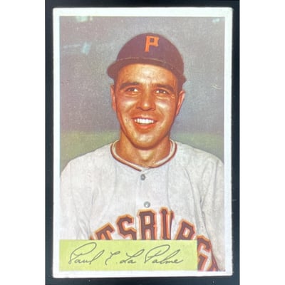 1954 Bowman #107 Paul LaPalme