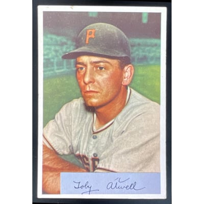 1954 Bowman #123 Toby Atwell