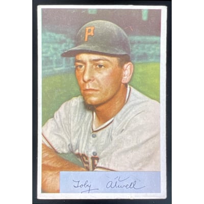 1954 Bowman #123 Toby Atwell