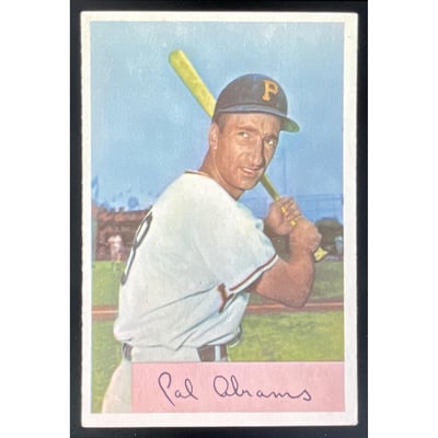1954 Bowman #91 Cal Abrams