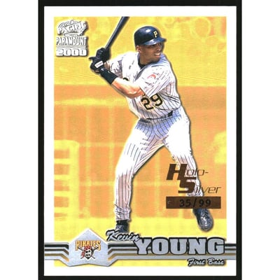 2000 Paramount Holographic Silver #190 Kevin Young