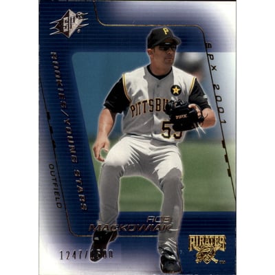 2001 SPx #196 Rob Mackowiak YS RC