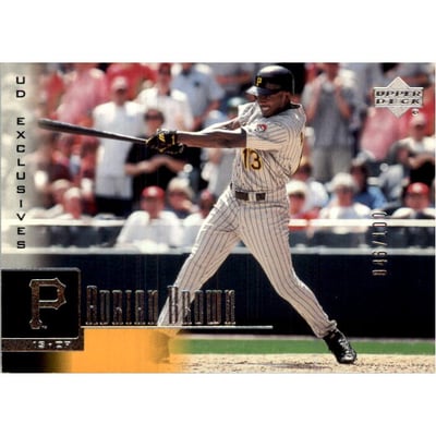 2001 Upper Deck Exclusives Silver #242 Adrian Brown