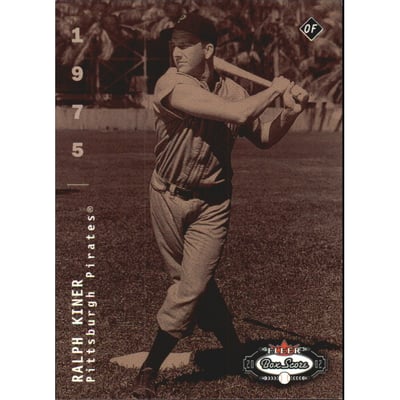 2002 Fleer Box Score First Edition #297 Ralph Kiner CT