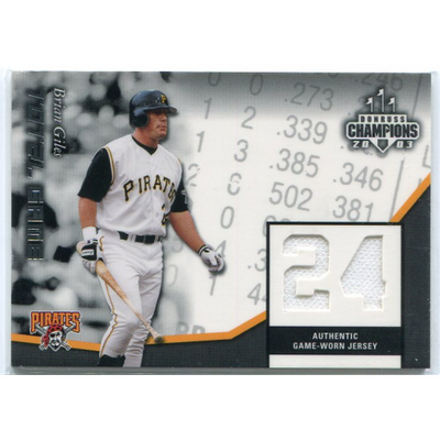 2003 Donruss Champions Total Game Materials #36 Brian Giles Jsy/200