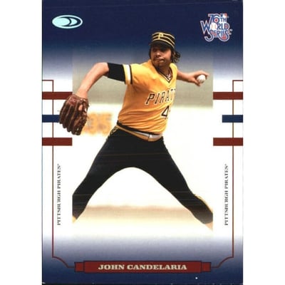 2004 Donruss World Series Blue HoloFoil 50 #76 John Candelaria