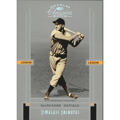 2005 Donruss Classics Timeless Tributes Silver #227 Ralph Kiner LGD