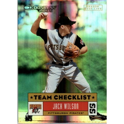 2005 Donruss Stat Line Season #393 Jack Wilson TC/72