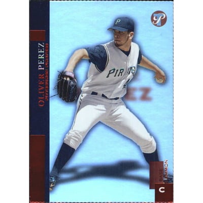2005 Topps Pristine Die Cut Red #66 Oliver Perez