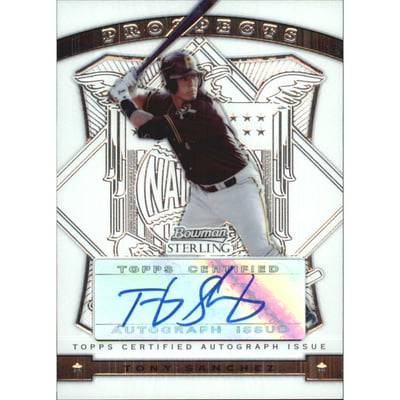 2009 Bowman Sterling Prospects #TS Tony Sanchez AU