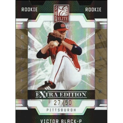 2009 Donruss Elite Extra Edition Status Gold #75 Victor Black