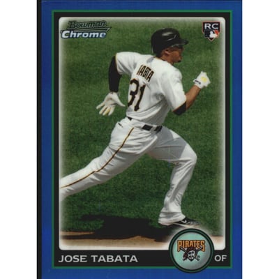 2010 Bowman Chrome Draft Blue Refractors #BDP12 Jose Tabata